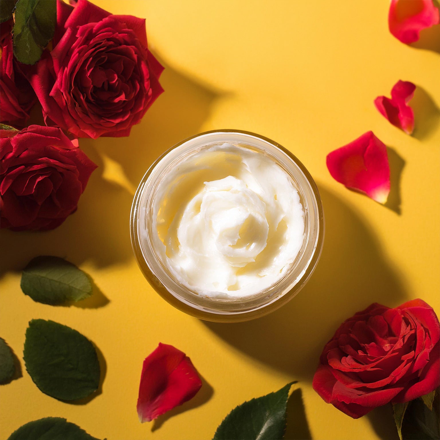 Whipped Body Butter Rose 100% Natural/ Lichaamsboter Rozen 100% Natuurlijk- Calcaño Cosmetics